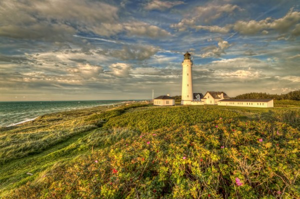 Hirtshals Lighthouse coast